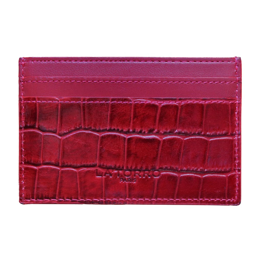 【関税&送料込】Loewe Tiziano Red Leather Card Holder Loewe Anagram Puffer red card holder | TheDoubleF